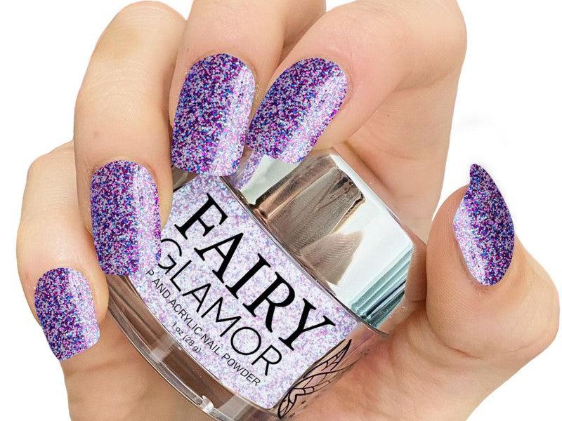 Purple-Glitter-Dip-Nail-Powder-Futuristic-Fairy-Glamor