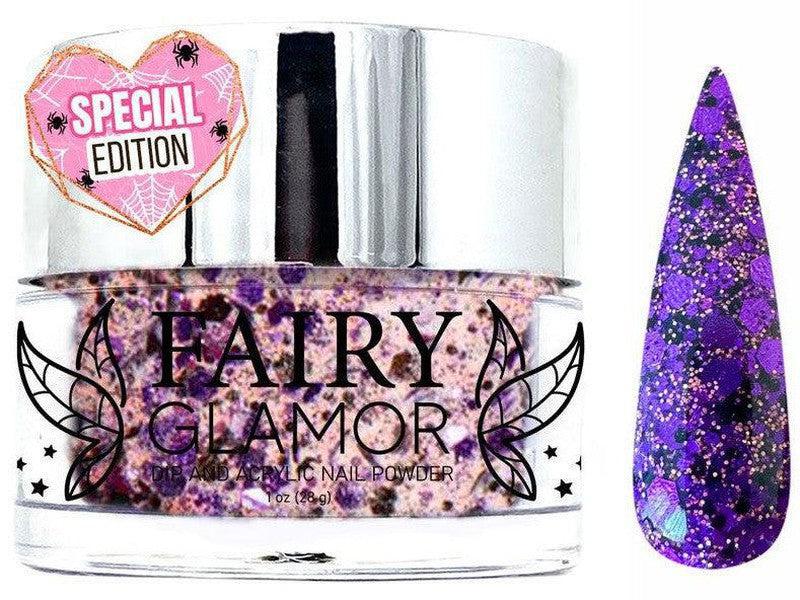 Purple-Glitter-Dip-Nail-Powder-Graveyard Glam-Fairy-Glamor