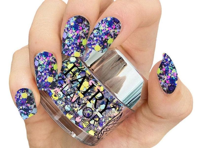 Purple-Glitter-Dip-Nail-Powder-Pixelated-Fairy-Glamor