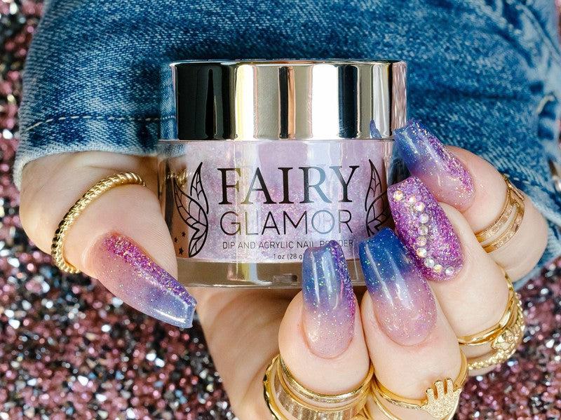 Purple-Glitter-Dip-Nail-Powder-Pixie Sticks-Fairy-Glamor