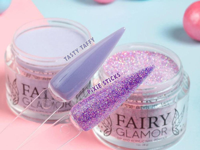 Purple-Glitter-Dip-Nail-Powder-Pixie Sticks-Fairy-Glamor