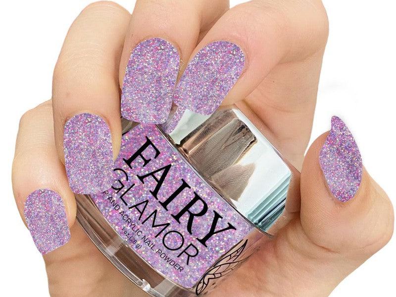 Purple-Glitter-Dip-Nail-Powder-Pixie Sticks-Fairy-Glamor