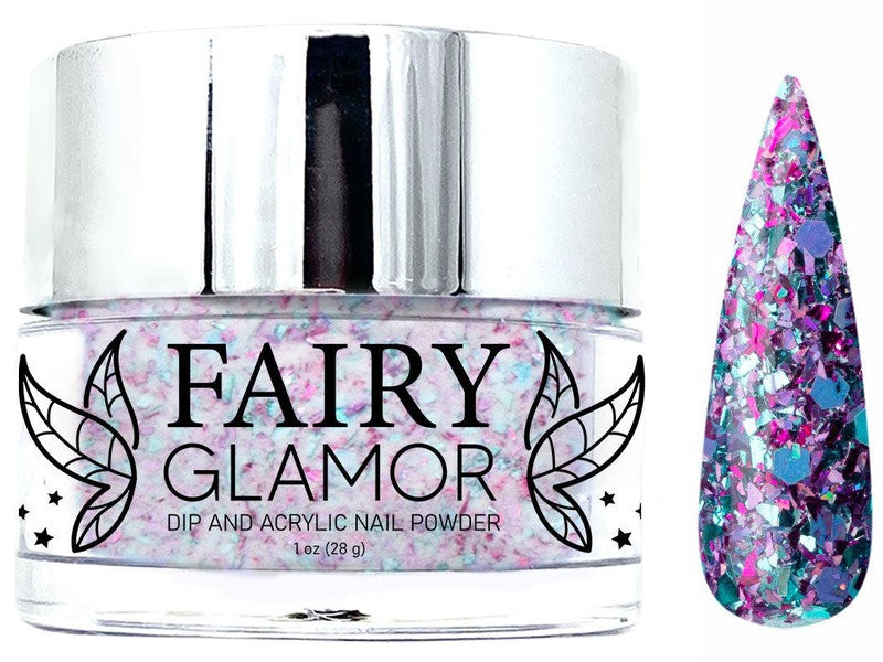 Purple-Glitter-Dip-Nail-Powder-Sea Glass-Fairy-Glamor