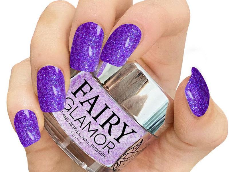 Purple-Glitter-Dip-Nail-Powder-Sleeping Spell-Fairy-Glamor