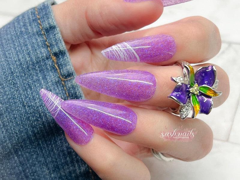 Purple-Glitter-Dip-Nail-Powder-Sleeping Spell-Fairy-Glamor