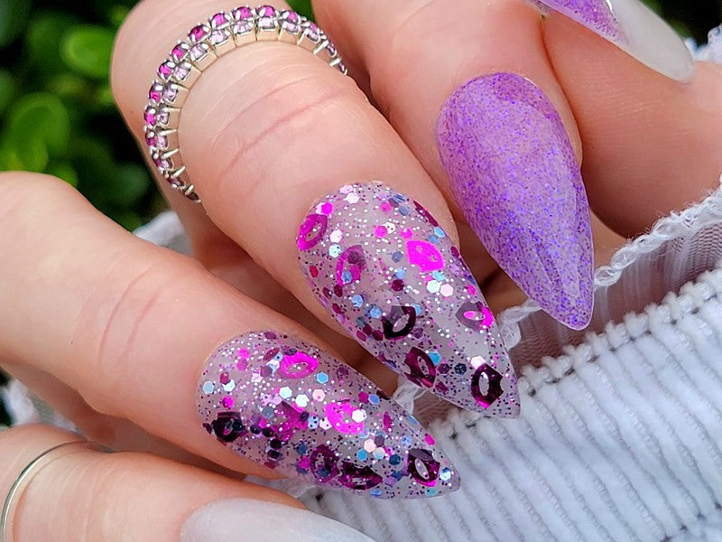 Purple-Glitter-Dip-Nail-Powder-True Loves Kiss-Fairy-Glamor