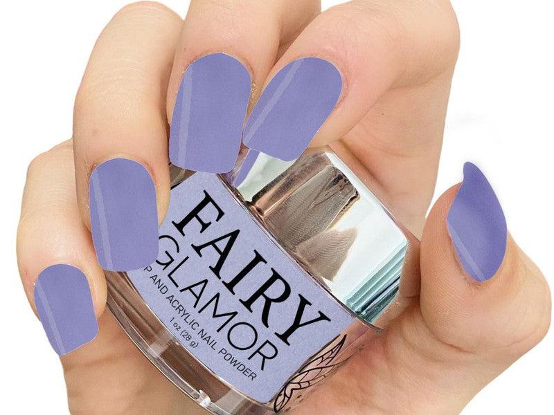 Purple-Matte-Dip-Nail-Powder-Tasty Taffy-Fairy-Glamor