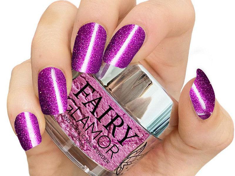 Purple-Mirror-Dip-Nail-Powder-Royal Duchess-Fairy-Glamor