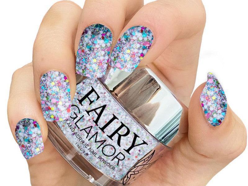 Rainbow-Glitter-Dip-Nail-Powder-Chroma Crazy-Fairy-Glamor