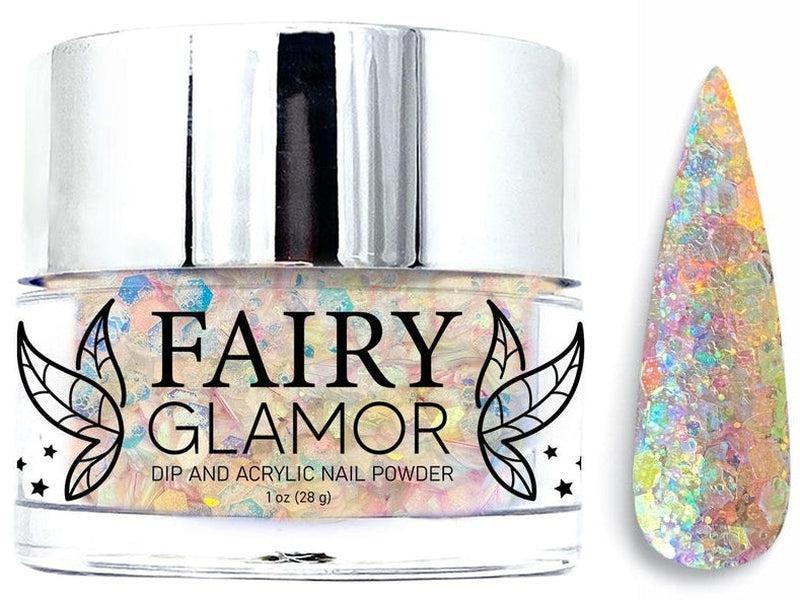 Rainbow-Glitter-Dip-Nail-Powder-Umbrella-Fairy-Glamor