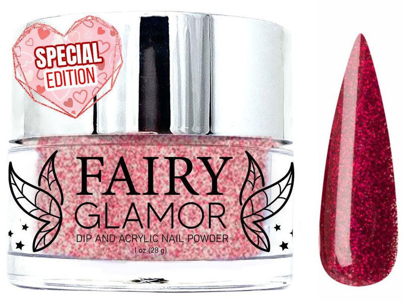 Red-Glitter-Dip-Nail-Powder-Diamond Rose-Fairy-Glamor