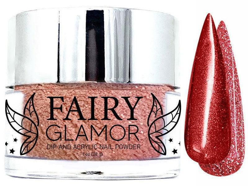Dip and Acrylic Nail Powder - Strawberry Tart - Fairy Glamor, Size: 28