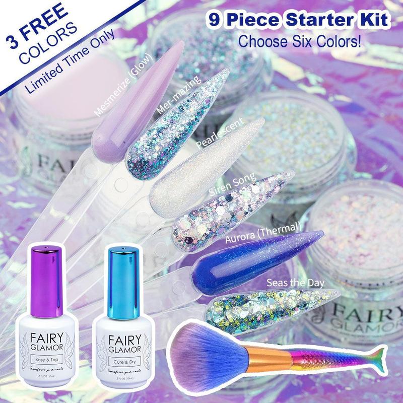 Bestselling At-Home Dip Manicure Kit-Fairy Glamor