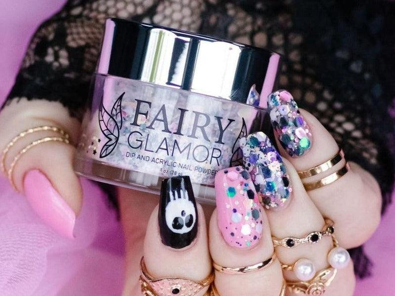 Black-Glitter-Dip-Nail-Powder-Ballroom of the Dead-Fairy-Glamor