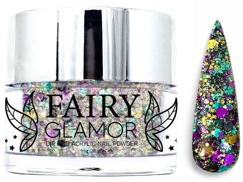 Blue-Glitter-Dip-Nail-Powder-Belly Dancer-Fairy-Glamor