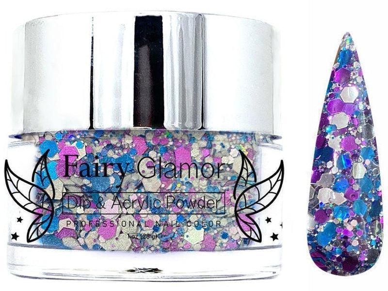 Blue-Glitter-Dip-Nail-Powder-Shining Knight-Fairy-Glamor