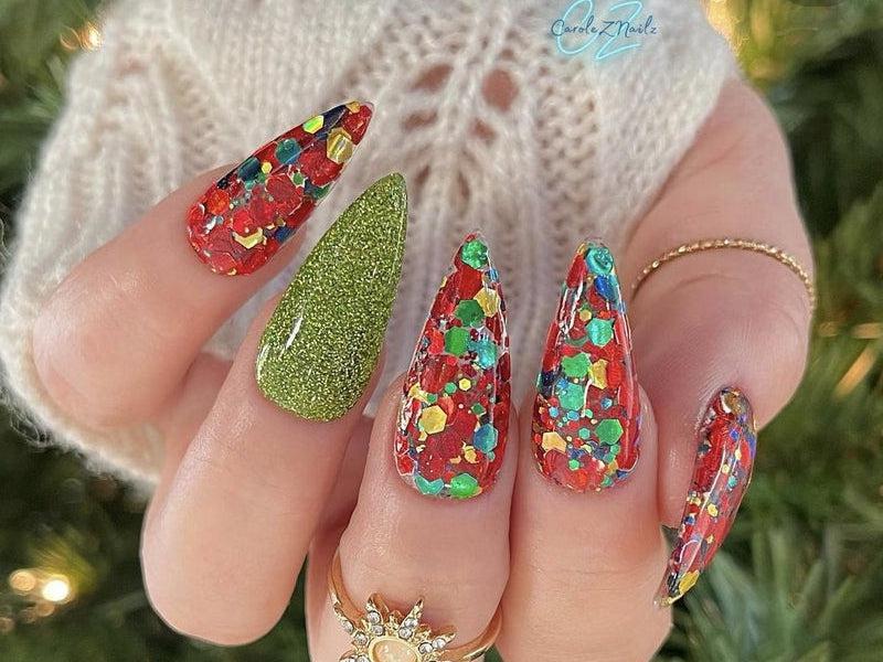 -Glitter-Dip-Nail-Powder-Ugly Christmas Sweater-Fairy-Glamor