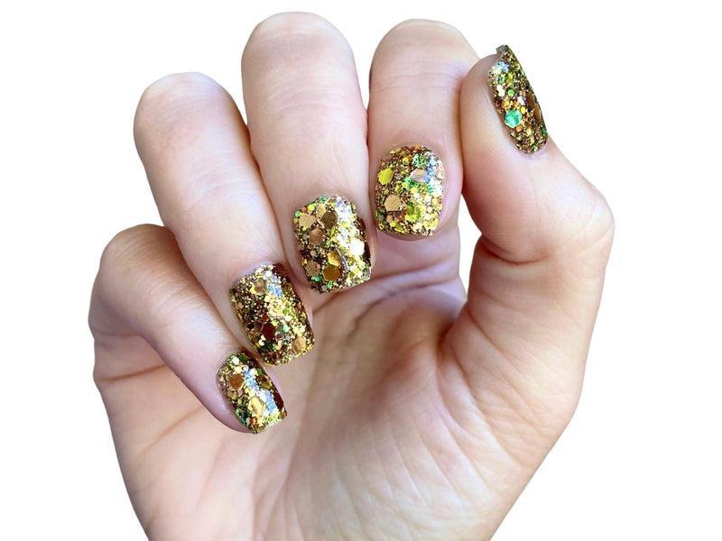 Green-Glitter-Dip-Nail-Powder-Camouflage-Fairy-Glamor