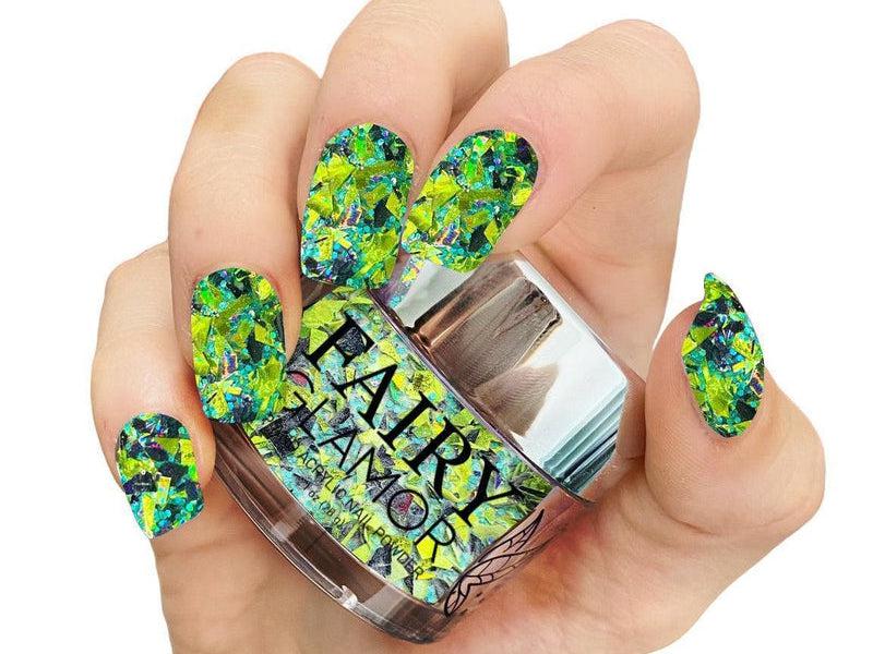 Green-Glitter-Dip-Nail-Powder-Taurus-Fairy-Glamor