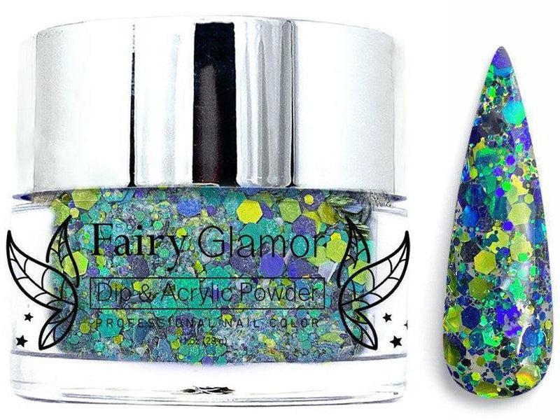 Green-Glitter-Dip-Nail-Powder-Witch-Fairy-Glamor