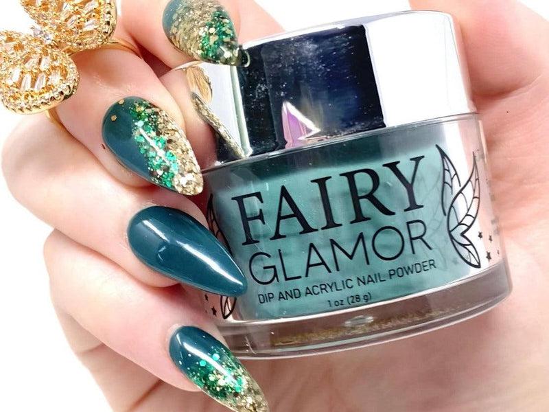 Green-Matte-Dip-Nail-Powder-Secret Garden-Fairy-Glamor