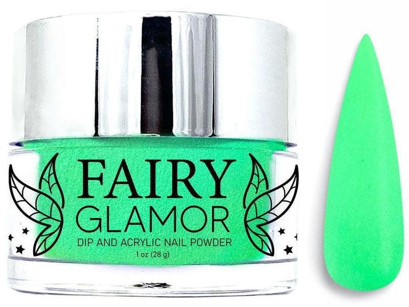 Green-Matte-Dip-Nail-Powder-Shrieking Specter-Fairy-Glamor