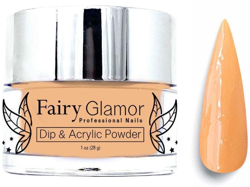 Orange-Matte-Dip-Nail-Powder-Forged Gold-Fairy-Glamor