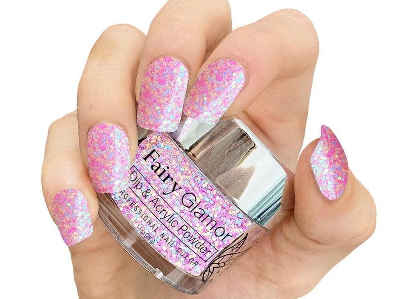 Pink-Glitter-Dip-Nail-Powder-Eat Me-Fairy-Glamor