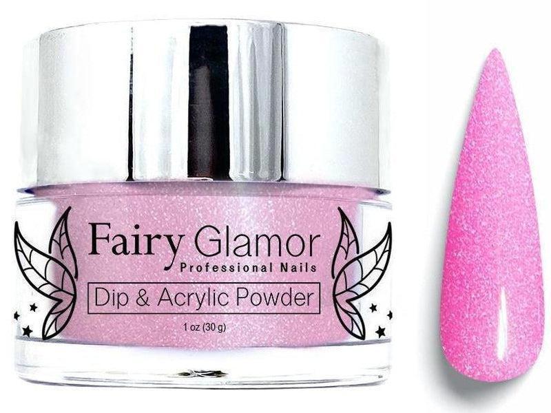 Pink-Glitter-Dip-Nail-Powder-Flamingo Bounce-Fairy-Glamor