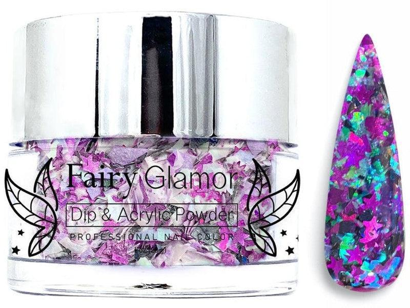 Purple-Glitter-Dip-Nail-Powder-Celestial Planet-Fairy-Glamor