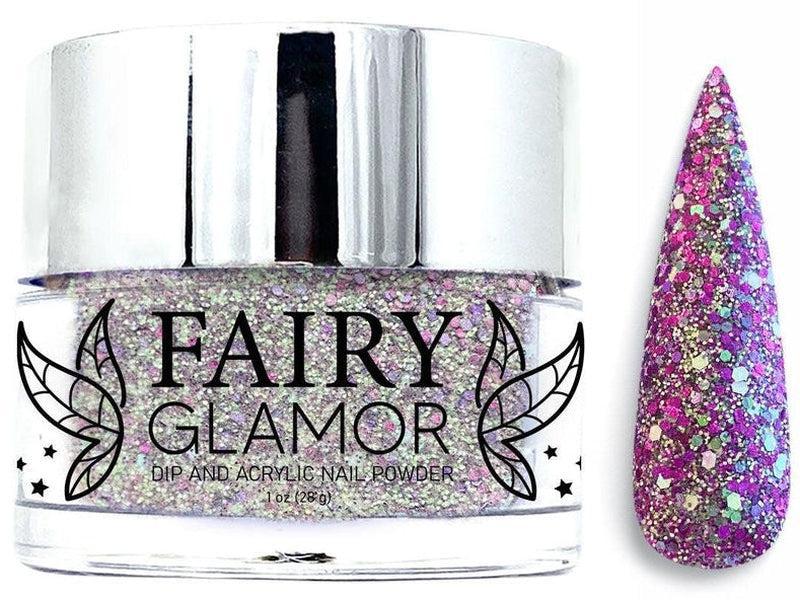 Purple-Glitter-Dip-Nail-Powder-Mermaid Tears-Fairy-Glamor