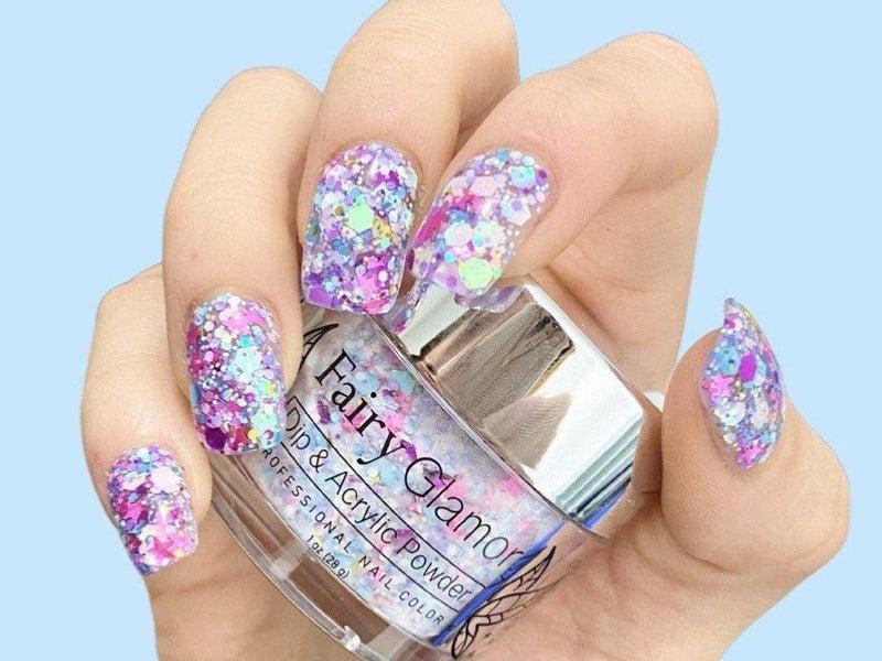 Rainbow-Glitter-Dip-Nail-Powder-Paparazzi-Fairy-Glamor