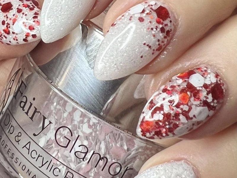 Red-Glitter-Dip-Nail-Powder-Candycane Lane-Fairy-Glamor