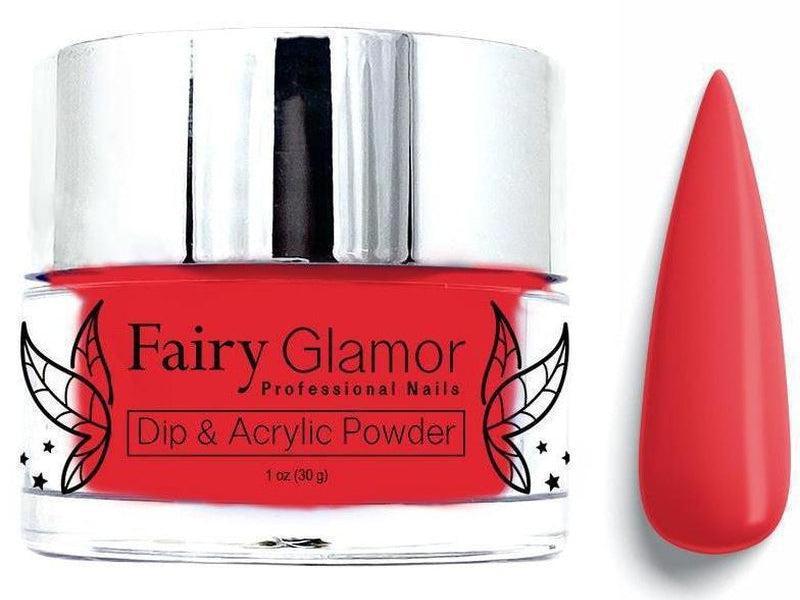 Red-Matte-Dip-Nail-Powder-Flame Dancer-Fairy-Glamor