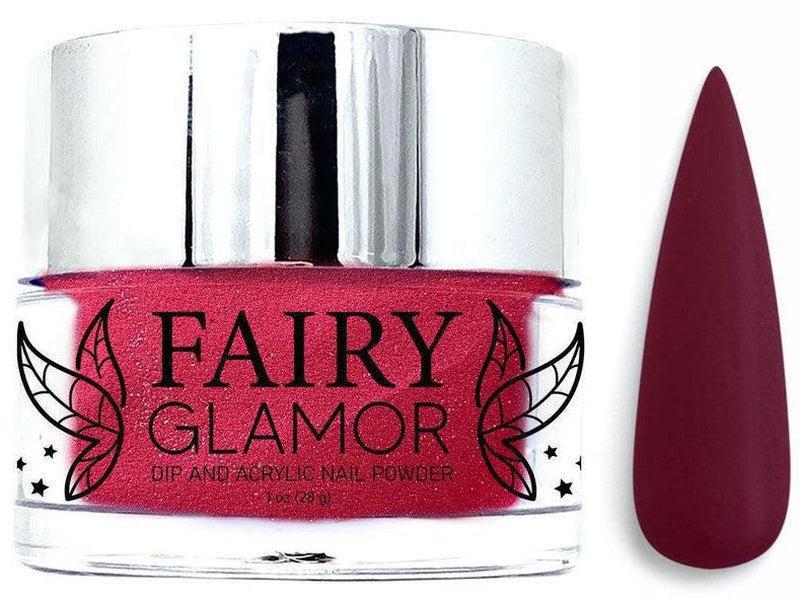 Red-Matte-Dip-Nail-Powder-Sultry Gaze-Fairy-Glamor