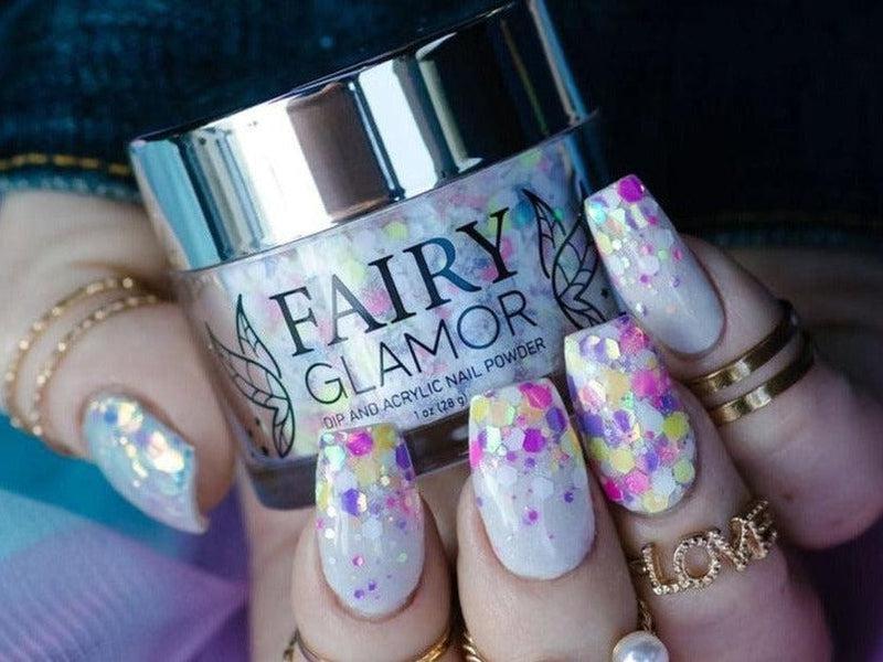 White-Glitter-Dip-Nail-Powder-Sugar Cookies-Fairy-Glamor