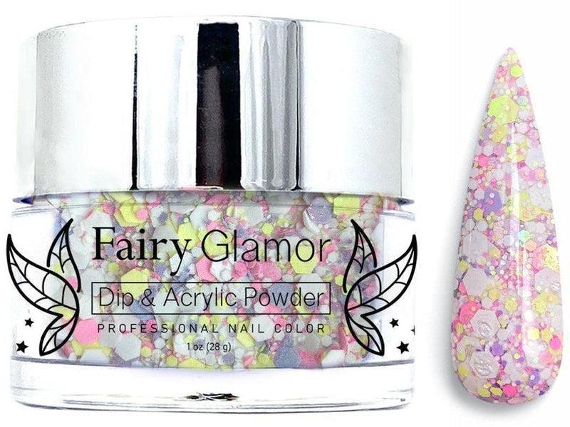 White-Glitter-Dip-Nail-Powder-Sugar Cookies-Fairy-Glamor