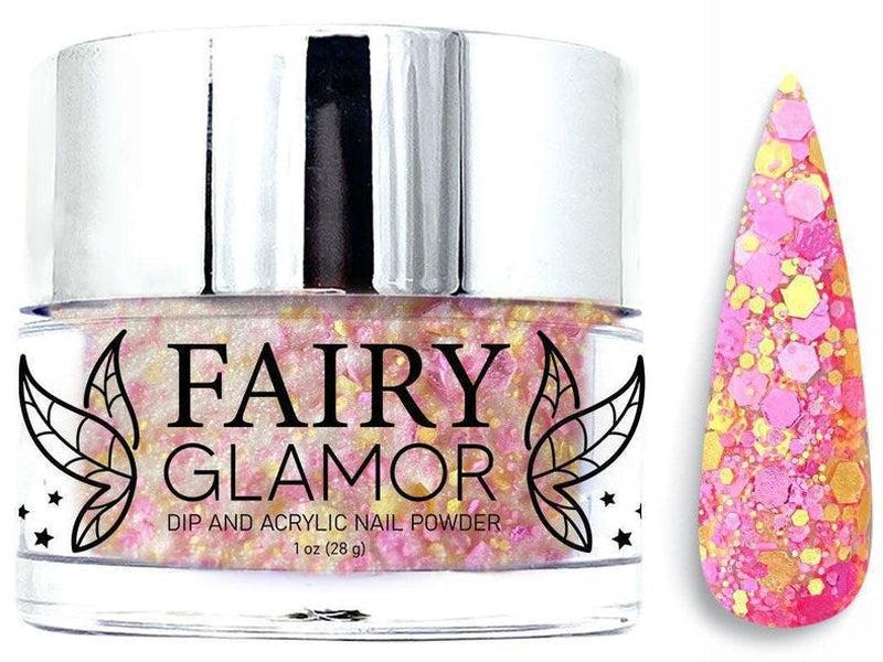 Yellow-Glitter-Dip-Nail-Powder-Paradise Cove-Fairy-Glamor