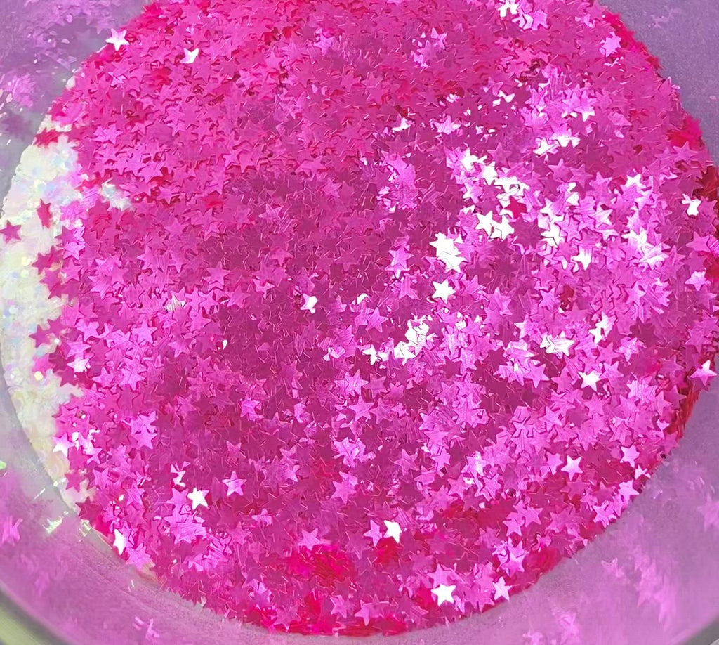Mixing fairy glamor handmade dip powder