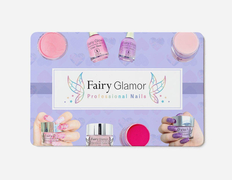Gift Card Dip Nail Powder Color Fairy Glamor Gift Card Fairy Glamor